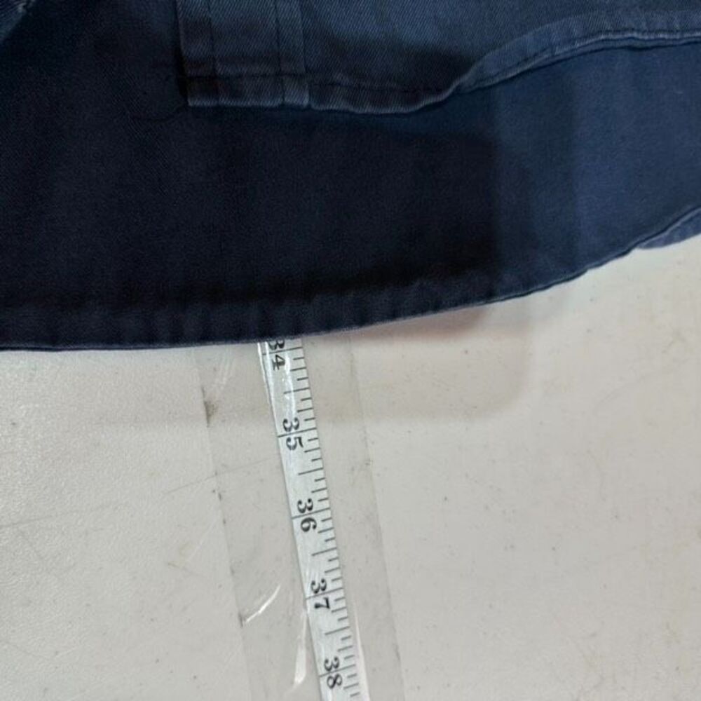Big Bill FR Men's Fire Resistant Reflective Button-Up Shirt Navy Blue Size Large - Picture 6 of 7